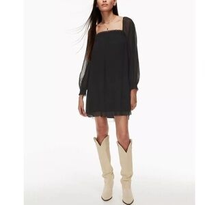 Aritzia Wilfred Alana Dress Black Large